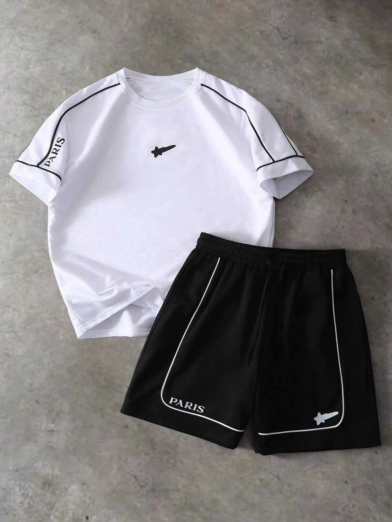 Men'S Fashion Videos - 2026 Sommer Neues Herren Kurzarm-Shorts-Set mit