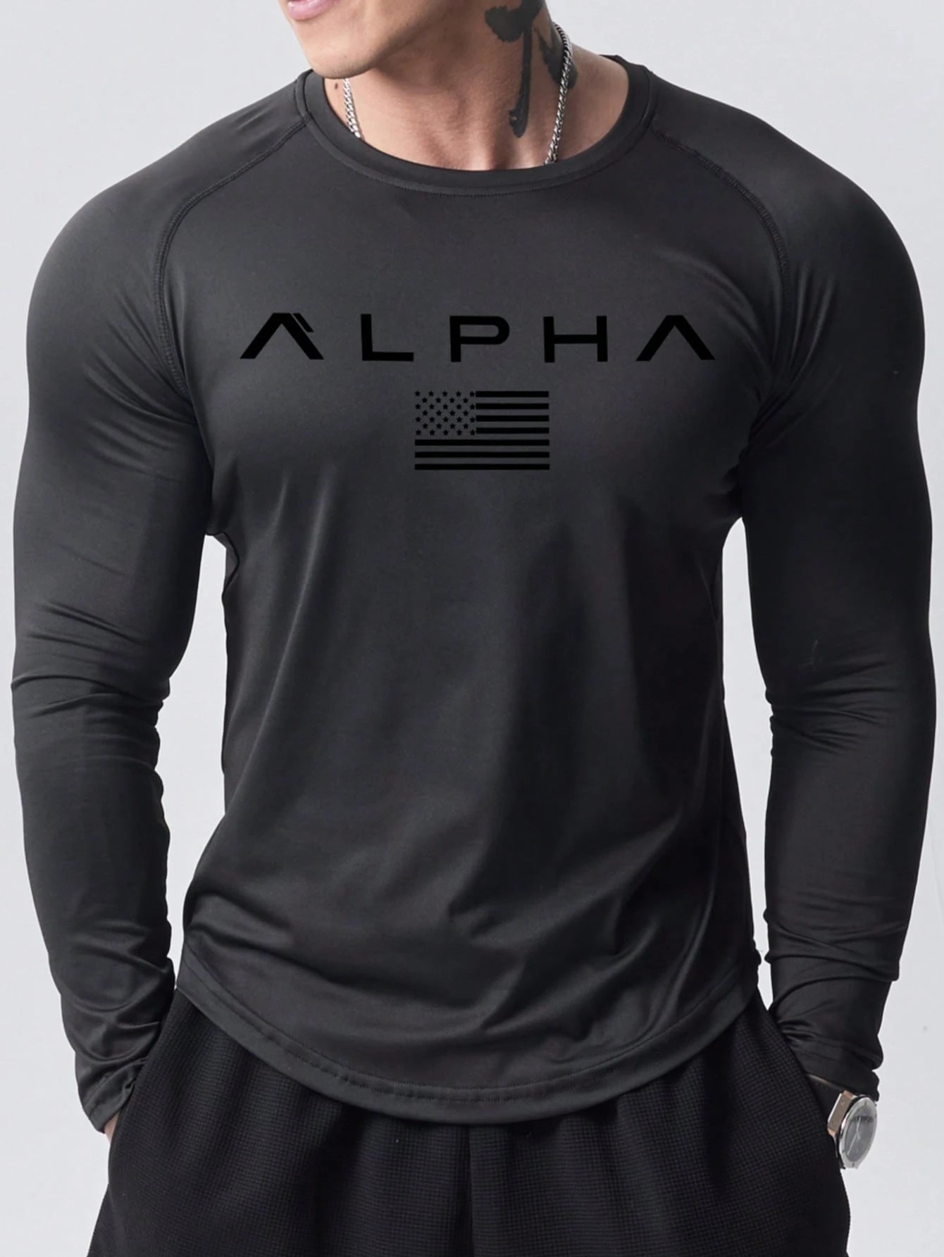 Mens Fashion Clothes - Neues Herren-Langarm-T-Shirt für Frühling und Herbst