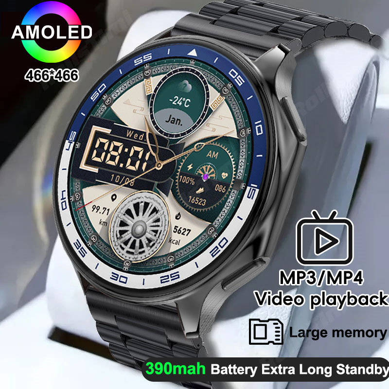 Men'S Fashion X - 1,43 AMOLED Smart Uhr 3D Surround
