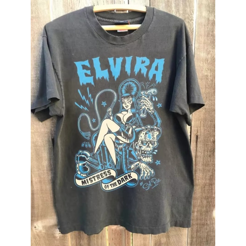 Poster Men Fashion - Film-Poster „Dark Queen Avila“ bedrucktes T-Shirt