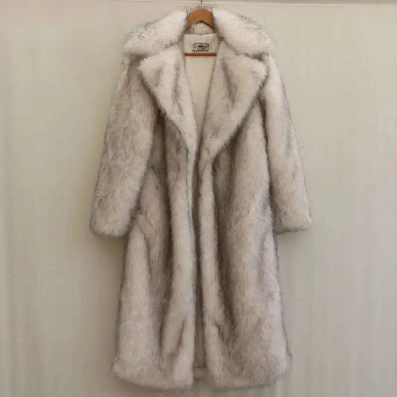 Men'S Fashion X - Herren Nerzmantel Winter Warm Modisch Imitation