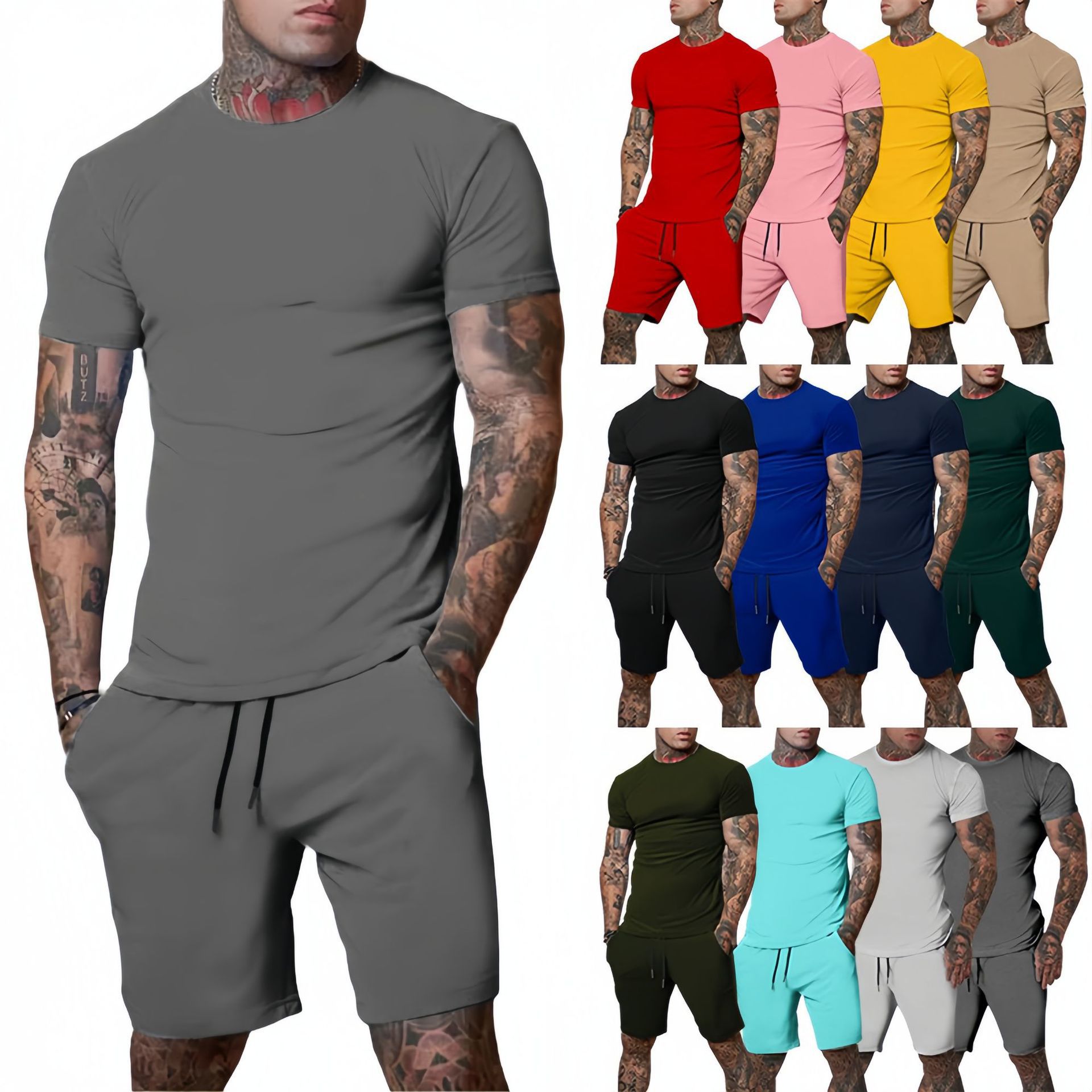 Men'S Fashion Videos - Modischer und Lässiger Sommer-Outdoor-Sportanzug für Herren: