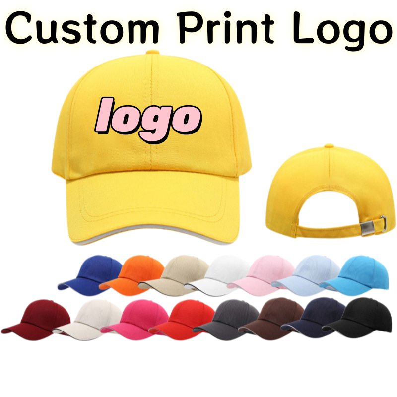 Men'S Fashion With Hat - Personalisierte Baseballkappe mit bedrucktem Logo, aus