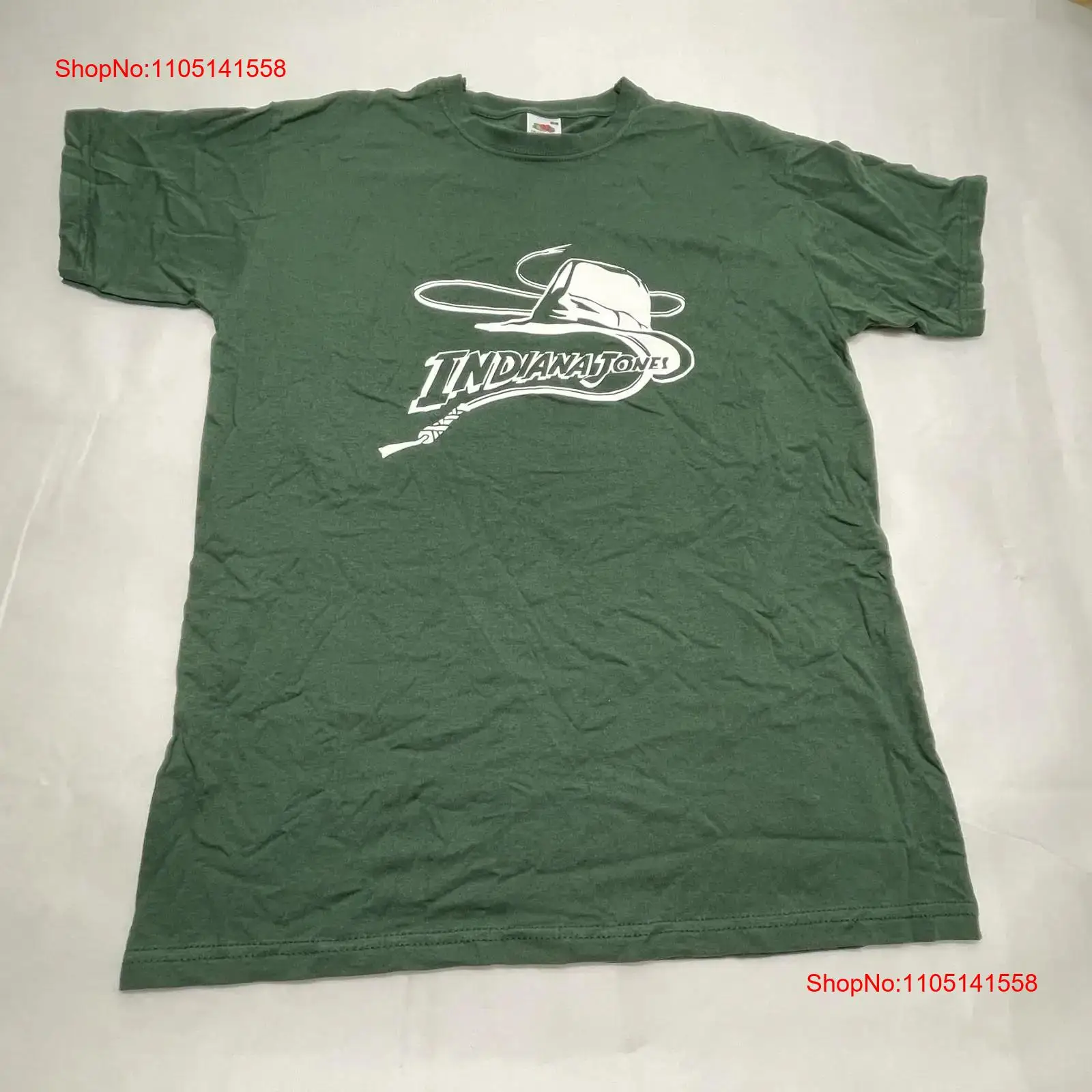 Men'S Fashion With Hat - Indiana Jones Film-T-Shirt, Hut und Peitsche,