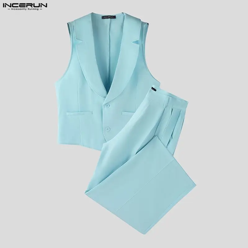 INCERUN Herren-Sets Einfarbige – Mens Fashion Summer Bewertung und Preis