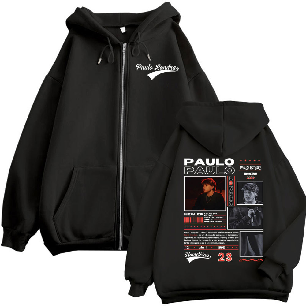 Rapper Paulo Londra Homerun Al – Mens Fashion Zip Up Hoodies Bewertung und Preis