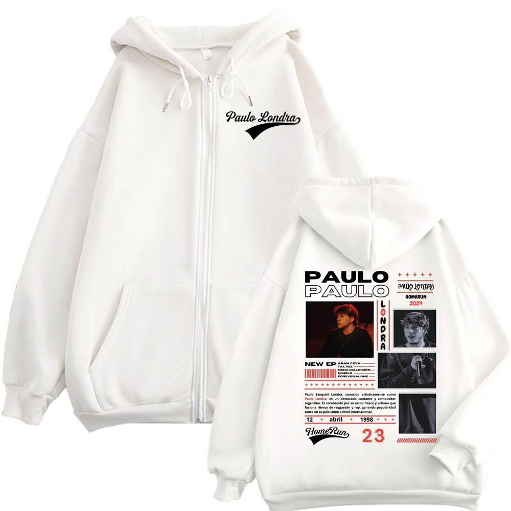 Rapper Paulo Londra Homerun Al – Mens Fashion Zip Up Hoodies Bewertung und Preis