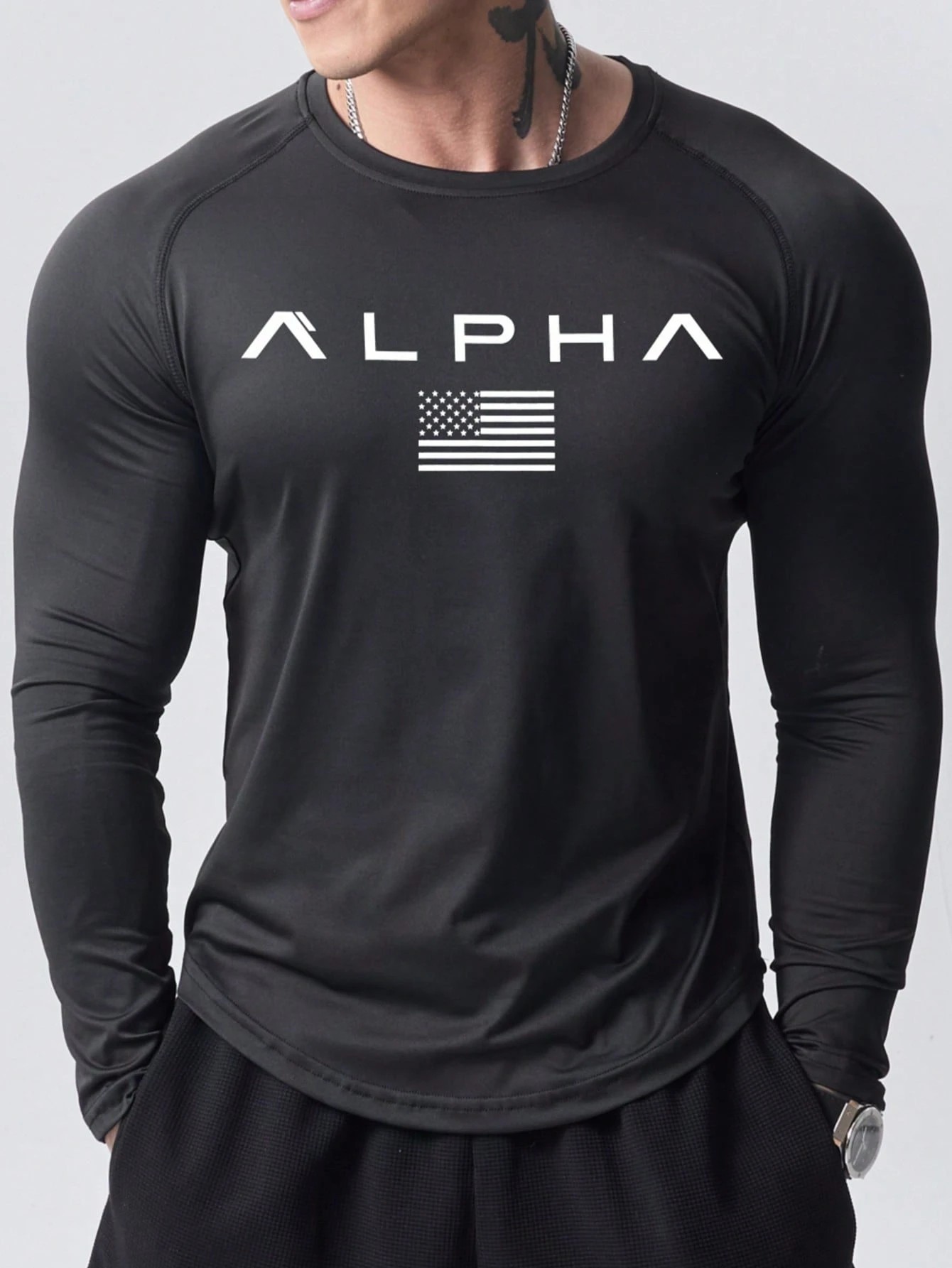 Neues Herren-Langarm-T-Shirt f – Mens Fashion Clothes Bewertung und Preis