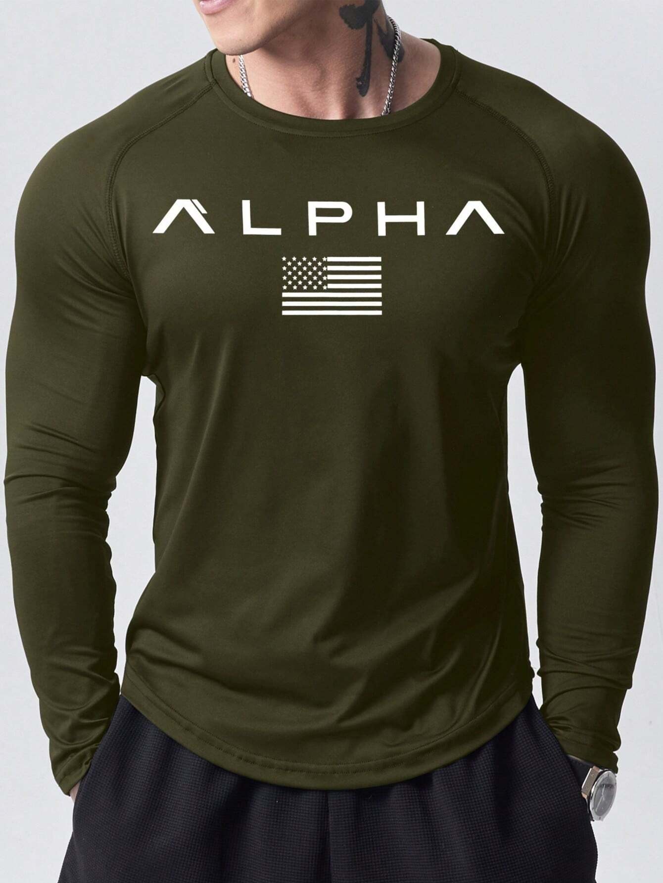 Neues Herren-Langarm-T-Shirt f – Mens Fashion Clothes Bewertung und Preis