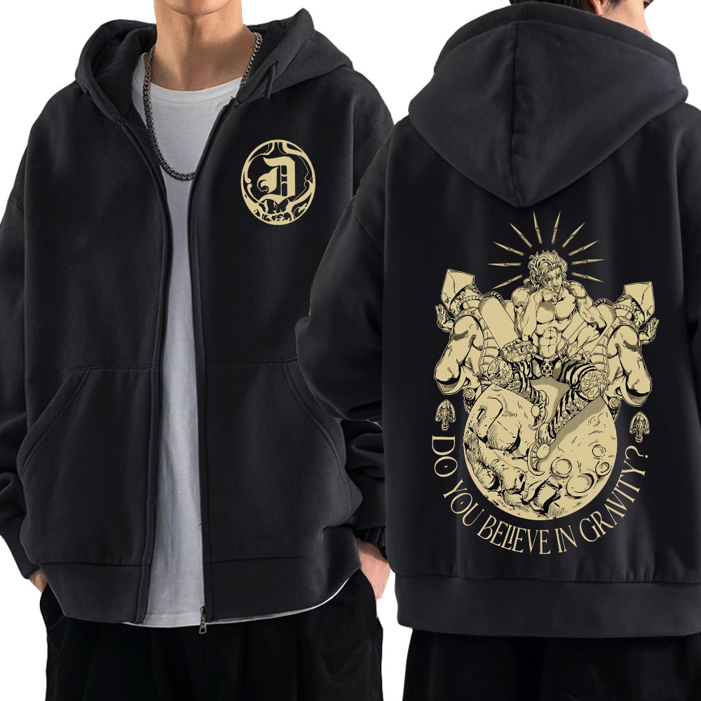 Anime Jojo Bizarre Adventure Z – Mens Fashion Zip Up Hoodies Bewertung und Preis