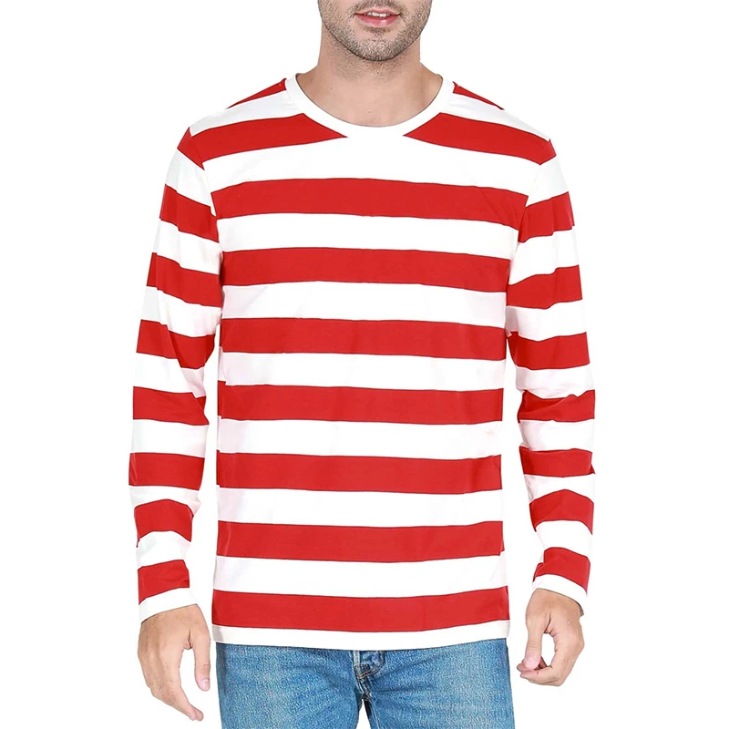 Kontraststreifen 3D-Druck Herr – Mens Fashion Clothes Bewertung und Preis