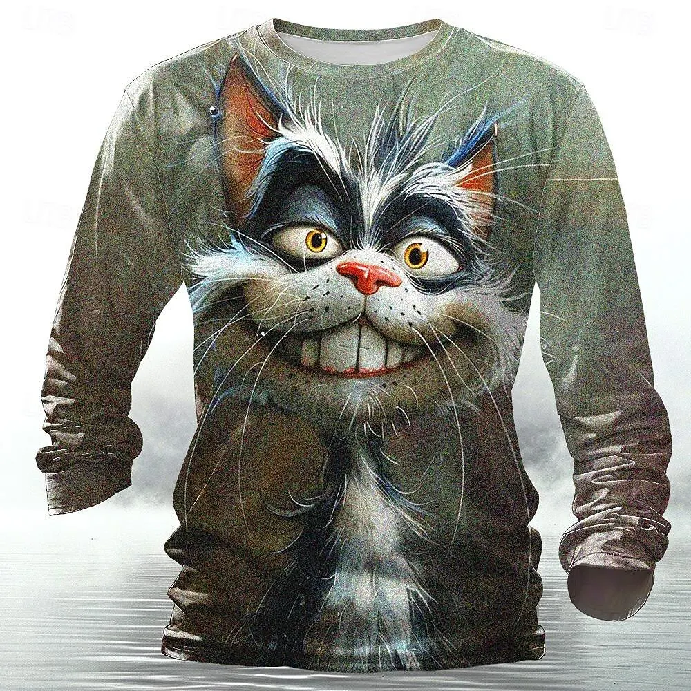 Lustiges 3D-T-Shirt mit Tiermo – Mens Fashion Clothes Bewertung und Preis
