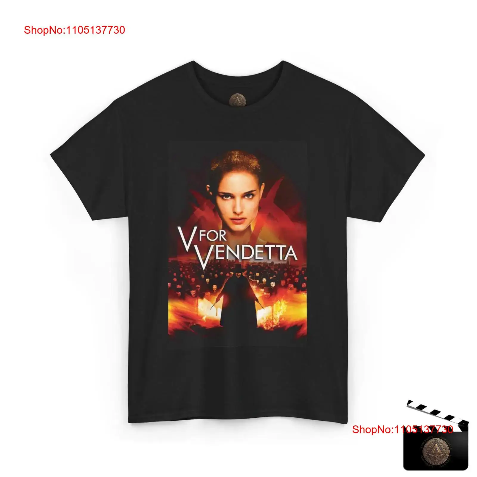 V For Vendetta Filmplakat-T-Sh – Poster Men Fashion Bewertung und Preis