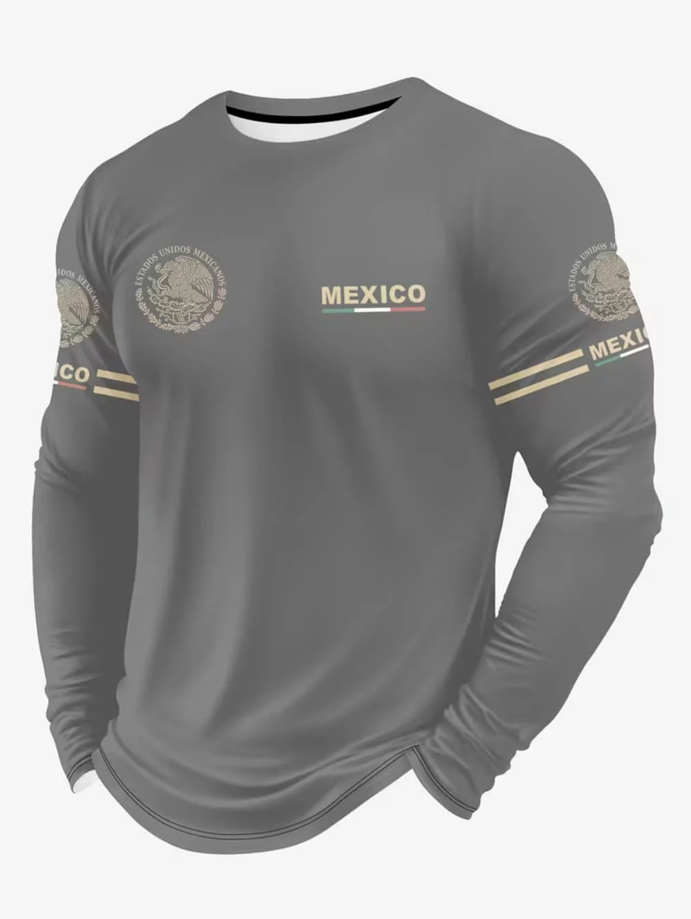 Herren-T-Shirt mit Mexiko-Adle – Men'S Fashion T Shirts Bewertung und Preis