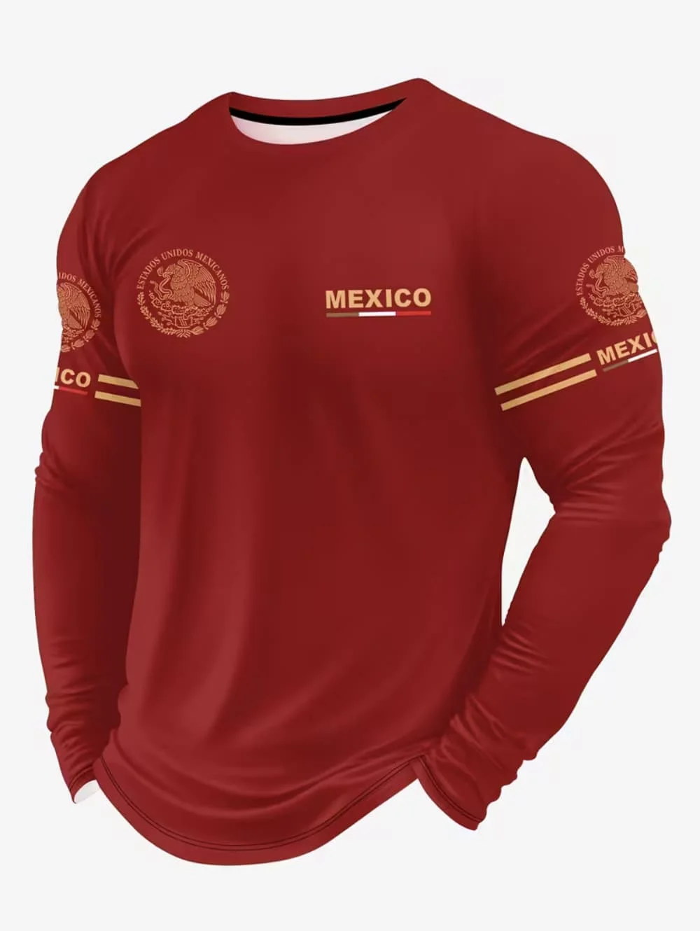 Herren-T-Shirt mit Mexiko-Adle – Men'S Fashion T Shirts Bewertung und Preis