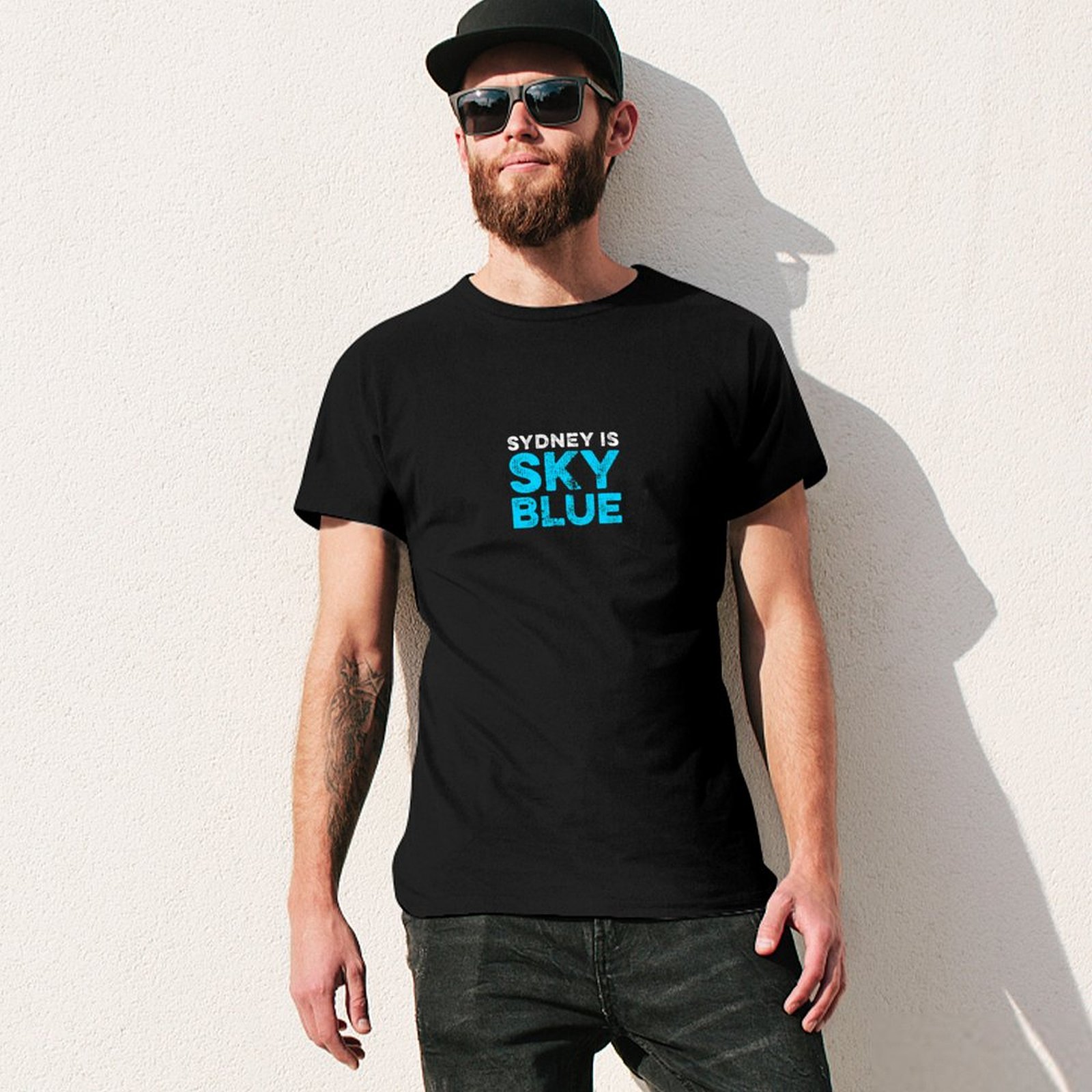 Sydney ist ein himmelblaues T- – Men'S Fashion Sydney Bewertung und Preis