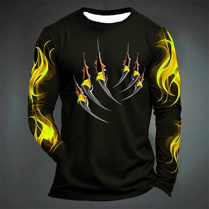 Lustiges Tiger-Print-T-Shirt f – Mens Fashion Clothes Bewertung und Preis