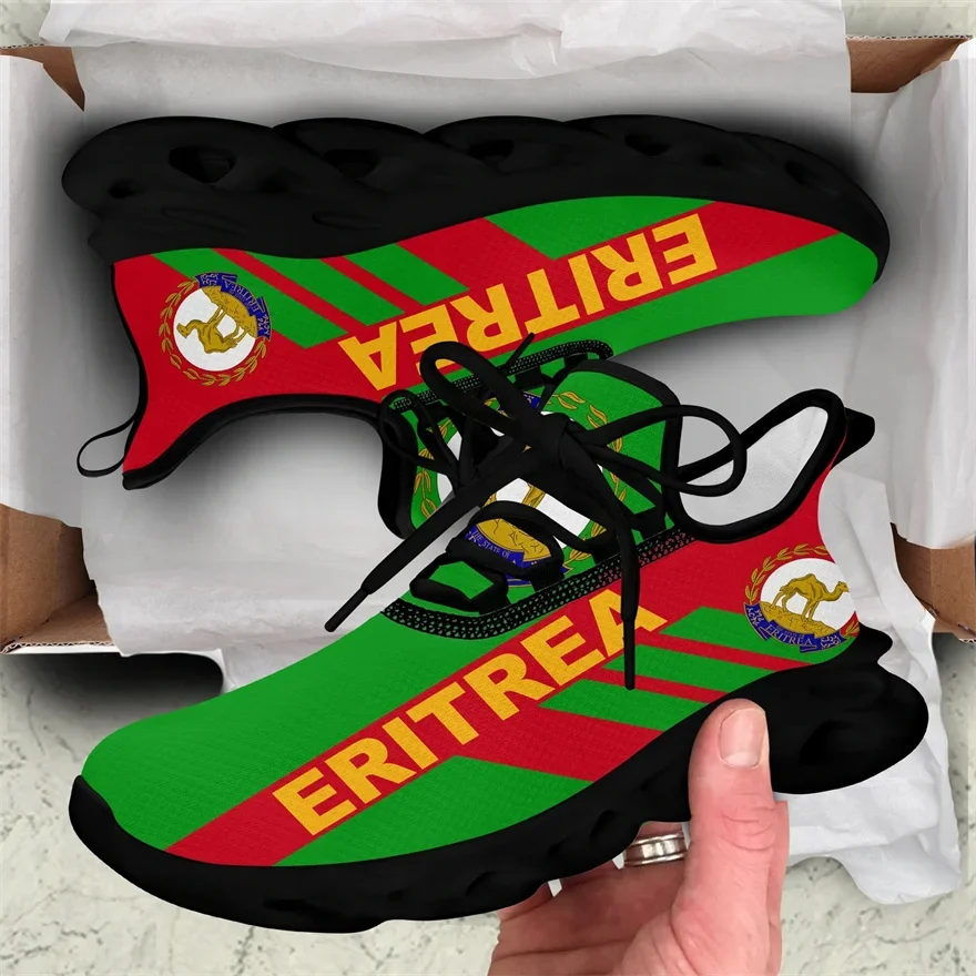 Eritrea Flagge Streifen Stil M – Mens Fashion Trainers Bewertung und Preis