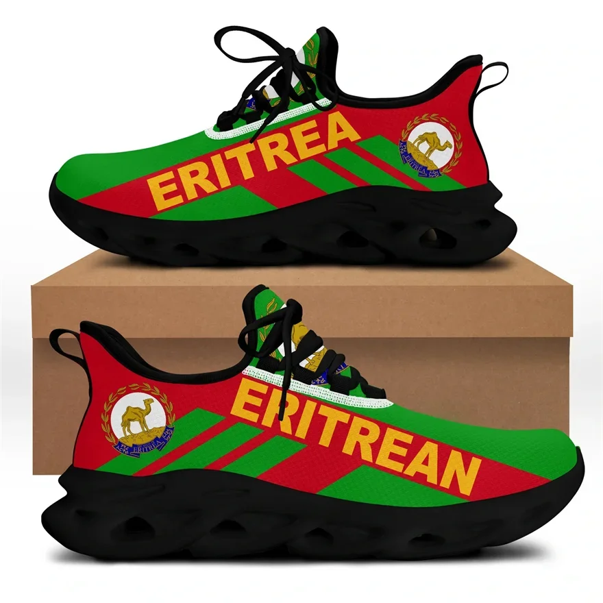 Eritrea Flagge Streifen Stil M – Mens Fashion Trainers Bewertung und Preis