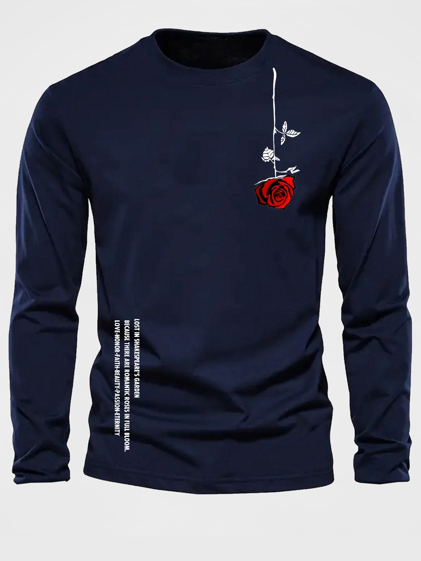 100 % reine Baumwolle, langärm – Men'S Fashion T Shirts Bewertung und Preis
