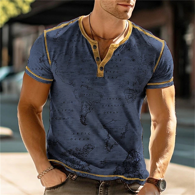 Herren-Henry-Shirts mit lustig – Mens Fashion Clothes Bewertung und Preis