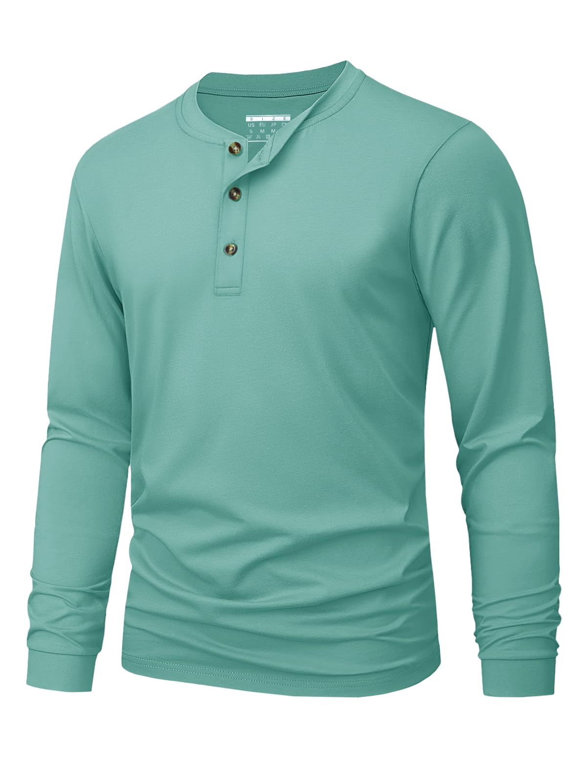 Herren-Henley-T-Shirt, schlich – Mens Fashion Clothes Bewertung und Preis